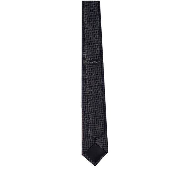 Sovereign Code Houndstooth Checks Pattern Necktie - Picture 2 of 2